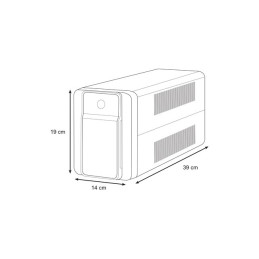 Onduleur - CA 230 V - 650 Watt - 1200 VA - 9 Ah - USB - connecteurs de sortie : 4 - noir (BX1200MI-FR)_5