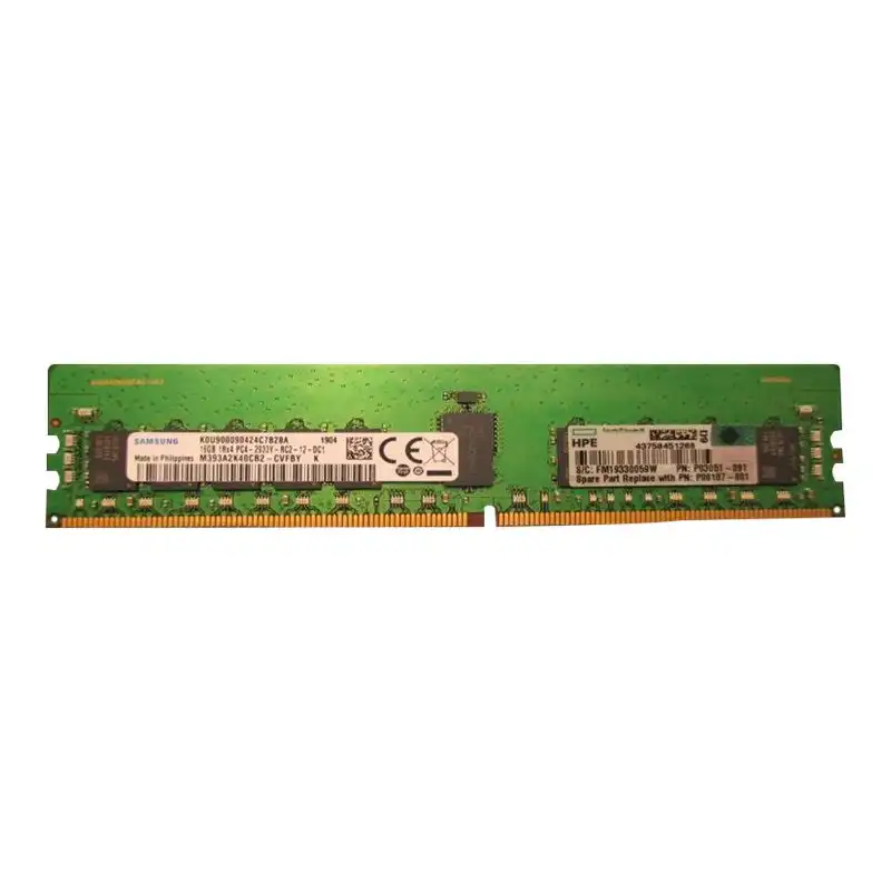 HPE SmartMemory - DDR4 - module - 16 Go - DIMM 288 broches - 2933 MHz - PC4-23400 - CL21 - 1.2 V - mémo... (P00920R-B21)_1