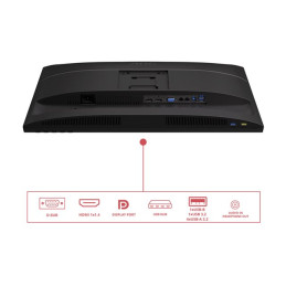 E4 Series - écran LED - 24" - 1920 x 1200 WUXGA @ 100 Hz - IPS - 1500:1 - 4 ms - HDMI, VGA, DisplayPort... (X24E4U)_13