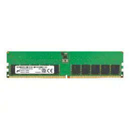 Micron - DDR5 - module - 32 Go - DIMM 288 broches - 4800 MHz - PC5-38400 - CL40 - 1.1 V - mémo... (MTC20C2085S1EC48BA1R)_1