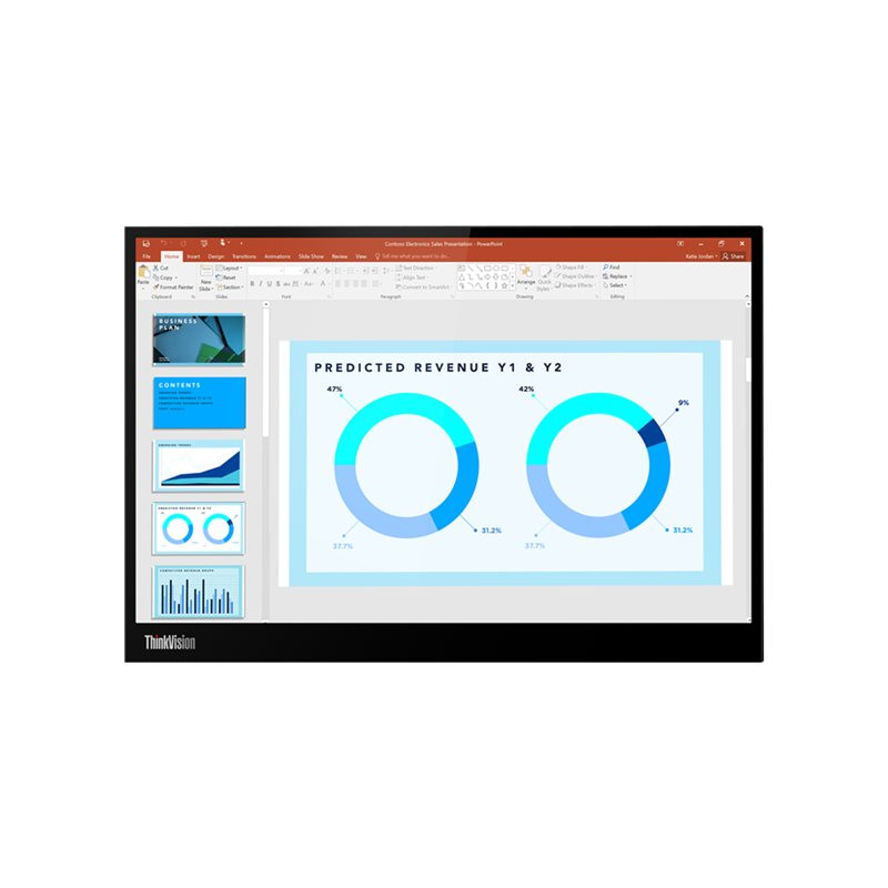 Écran LED - 14" - portable - 2240 x 1400 2.2K @ 60 Hz - IPS - 375 cd - m² - 1500:1 - 6 ms - 2xUSB-C... (63AAUAR6WL)_1