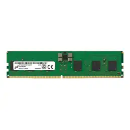 Micron - DDR5 - module - 24 Go - DIMM 288 broches - 4800 MHz - CL40 - mémoire enregistré - ECC (MTC10F108YS1RC48BB1R)_1