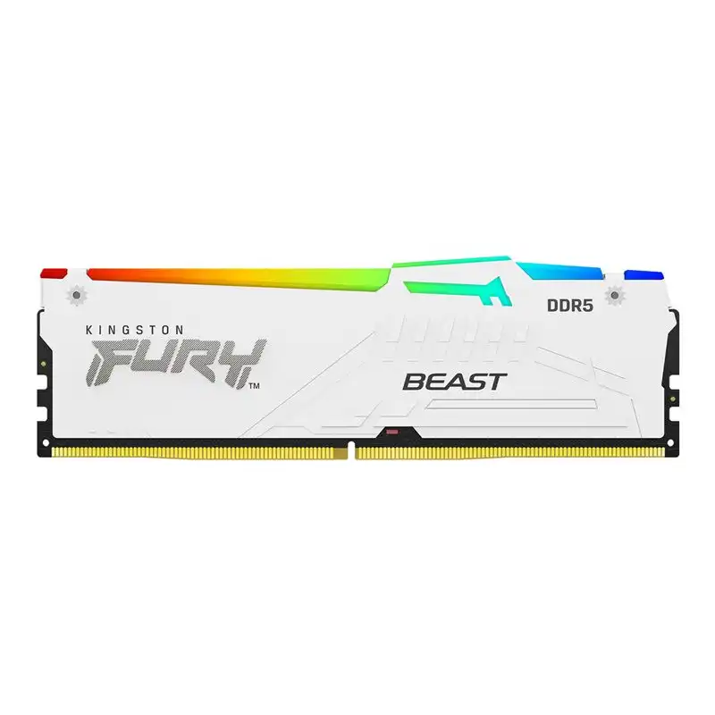 Kingston FURY Beast RGB - DDR5 - kit - 128 Go: 4 x 32 Go - DIMM 288 broches - 5200 MHz - PC5-4160... (KF552C40BWAK4-128)_1