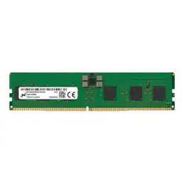 Micron - DDR5 - module - 16 Go - DIMM 288 broches - 4800 MHz - PC5-38400 - CL40 - 1.1 V - mémoir... (MTC10F1084S1RC48BR)_1