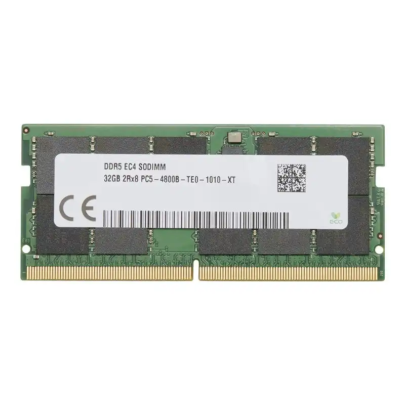 HP - DDR5 - module - 32 Go - SO DIMM 262 broches - 4800 MHz - PC5-38400 - mémoire sans tampon - ECC - pour ... (4M9Y8AA)_1