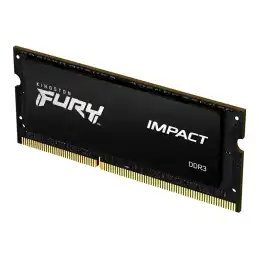 Kingston FURY Impact - DDR3L - kit - 16 Go: 2 x 8 Go - SO DIMM 204 broches - 1866 MHz - PC3L-14900... (KF318LS11IBK2/16)_2