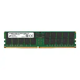 Micron - DDR5 - module - 64 Go - DIMM 288 broches - 5600 MHz - PC5-44800 - CL46 - mémoire enre... (MTC40F2046S1RC56BD1R)_1
