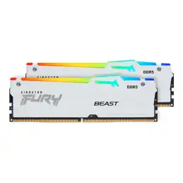 Kingston FURY Beast - DDR5 - kit - 32 Go: 2 x 16 Go - DIMM 288 broches - 5200 MHz - PC5-41600 - C... (KF552C36BWEAK2-32)_1