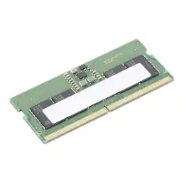 Lenovo - DDR5 - module - 8 Go - SO DIMM 262 broches - 5600 MHz - vert (4X71M23184)_1
