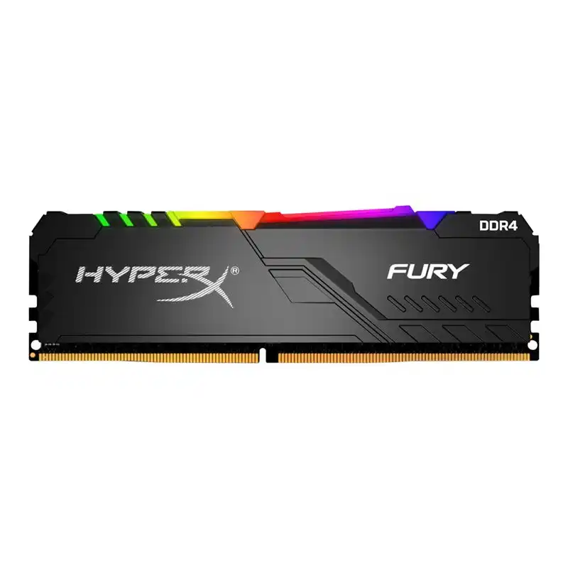 HyperX FURY RGB - DDR4 - kit - 64 Go: 4 x 16 Go - DIMM 288 broches - 3200 MHz - PC4-25600 - CL16 ... (HX432C16FB4AK4/64)_1