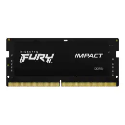 Kingston FURY Impact - DDR5 - kit - 32 Go: 2 x 16 Go - SO DIMM 262 broches - 6400 MHz - PC5-51200 -... (KF564S38IBK2-32)_10