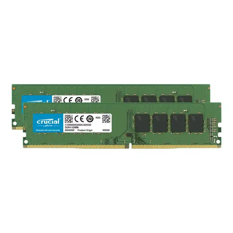 Crucial - DDR4 - kit - 64 Go: 2 x 32 Go - DIMM 288 broches - 3200 MHz - PC4-25600 - CL22 - 1.2 V - ... (CT2K32G4DFD832A)_1