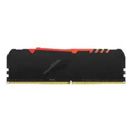 Kingston FURY Beast RGB - DDR4 - kit - 32 Go: 2 x 16 Go - DIMM 288 broches - 3200 MHz - PC4-25600... (KF432C16BB1AK2/32)_2
