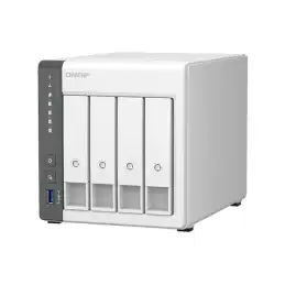 Serveur NAS - 4 Baies - SATA 6Gb - s - RAID 0, 1, 5, 6, 10, JBOD, 50, 60 - RAM 4 Go ... (K/TS-433-4G+4XMN10ADA800S)_2