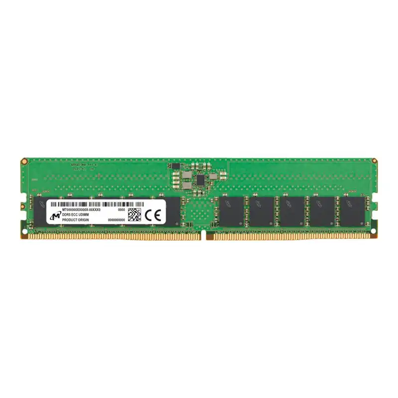 Micron - DDR5 - module - 16 Go - DIMM 288 broches - 4800 MHz - PC5-38400 - CL40 - 1.1 V - mémo... (MTC10C1084S1EC48BA1R)_1