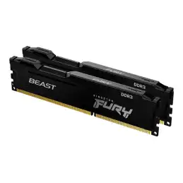 Kingston FURY Beast - DDR3 - kit - 8 Go: 2 x 4 Go - DIMM 240 broches - 1600 MHz - PC3-12800 - CL10 -... (KF316C10BBK2/8)_2