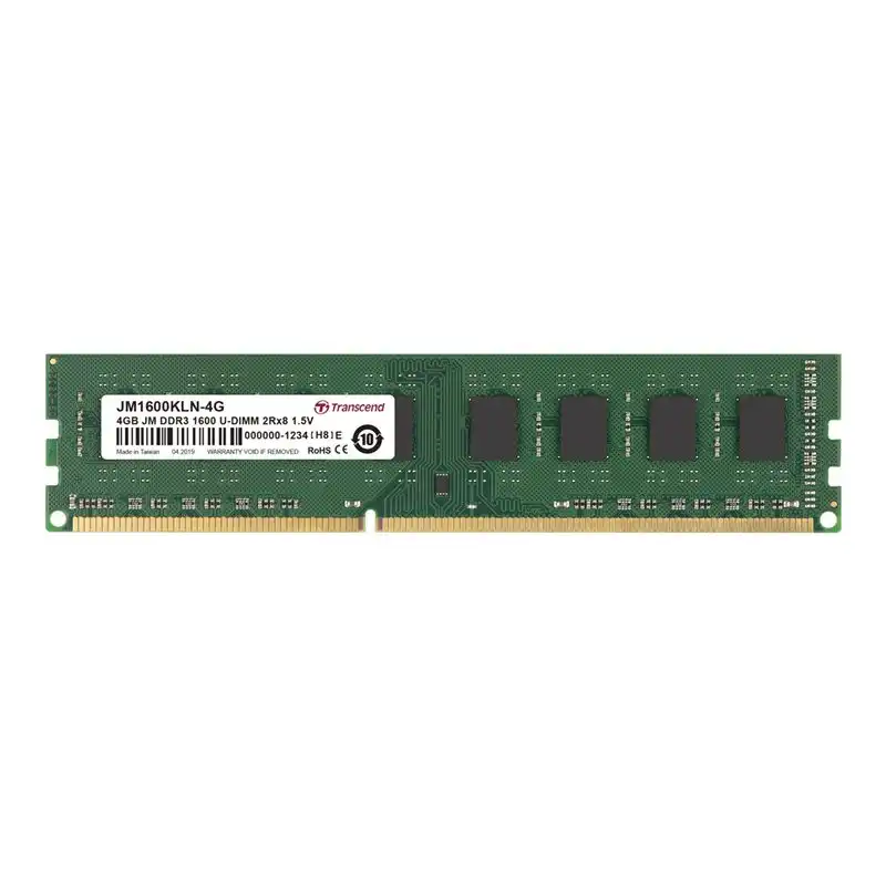 Transcend JetRAM - DDR3 - module - 4 Go - DIMM 240 broches - 1600 MHz - PC3-12800 - mémoire sans tampo... (JM1600KLN-4G)_1