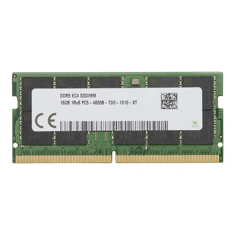 HP - DDR5 - module - 16 Go - SO DIMM 260 broches - 4800 MHz - PC5-38400 - mémoire sans tampon - ECC - pour ... (4M9Y6AA)_1