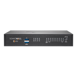 SonicWall TZ470 - Essential Edition - dispositif de sécurité - 1GbE, 2.5GbE - Programme SonicWALL ... (02-SSC-6796)_1