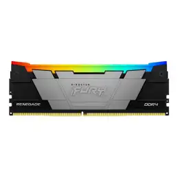 Kingston FURY Renegade RGB - DDR4 - module - 32 Go: 1 x 32 Go - DIMM 288 broches - 3600 MHz - PC4-2... (KF436C18RB2A/32)_1