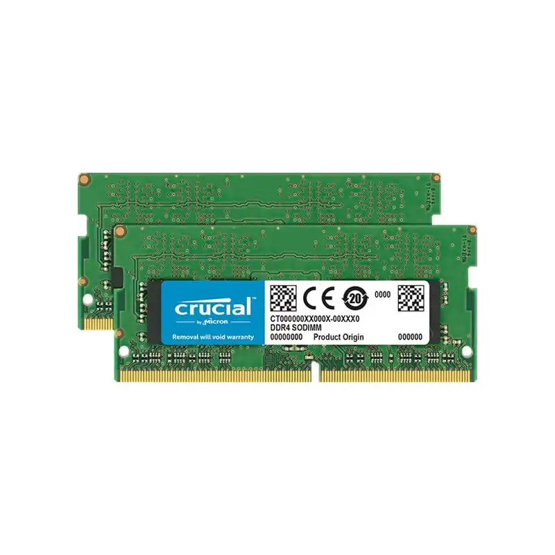 Crucial - DDR4 - kit - 8 Go: 2 x 4 Go - SO DIMM 260 broches - 2666 MHz - PC4-21300 - CL19 - 1.2 V - ... (CT2K4G4SFS8266)_1