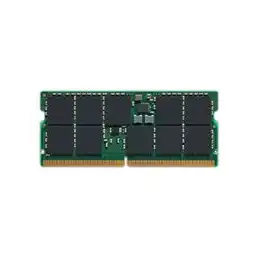 Kingston - DDR5 - module - 32 Go - SO DIMM 262 broches - 4800 MHz - PC5-38400 - CL40 - 1.1 V - mémoi... (KTD-PN548T-32G)_1