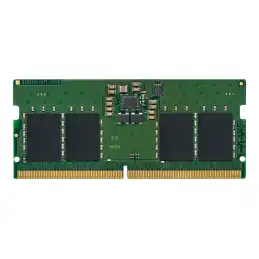 Kingston ValueRAM - DDR5 - kit - 16 Go: 2 x 8 Go - SO DIMM 262 broches - 4800 MHz - PC5-38400 - CL... (KVR48S40BS6K2-16)_1