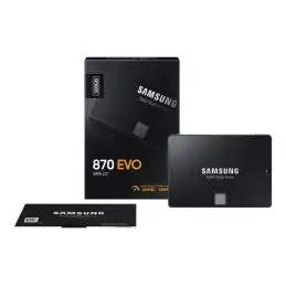 Samsung 870 EVO MZ-77E500B - SSD - chiffré - 500 Go - interne - 2.5" - SATA 6Gb - s - mémoire tampon ... (MZ-77E500B/EU)_3