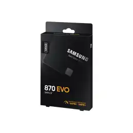 Samsung 870 EVO MZ-77E500B - SSD - chiffré - 500 Go - interne - 2.5" - SATA 6Gb - s - mémoire tampon ... (MZ-77E500B/EU)_8