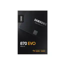 Samsung 870 EVO MZ-77E500B - SSD - chiffré - 500 Go - interne - 2.5" - SATA 6Gb - s - mémoire tampon ... (MZ-77E500B/EU)_9
