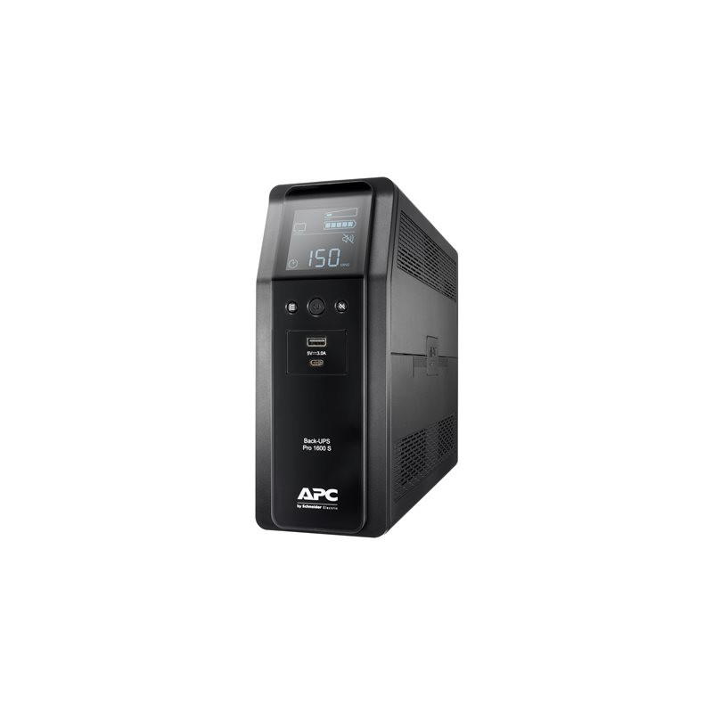 Onduleur - CA 220-240 V - 960 Watt - 1600 VA - 260 Wh - USB - connecteurs de sortie : 8 - noir (BR1600SI)_1