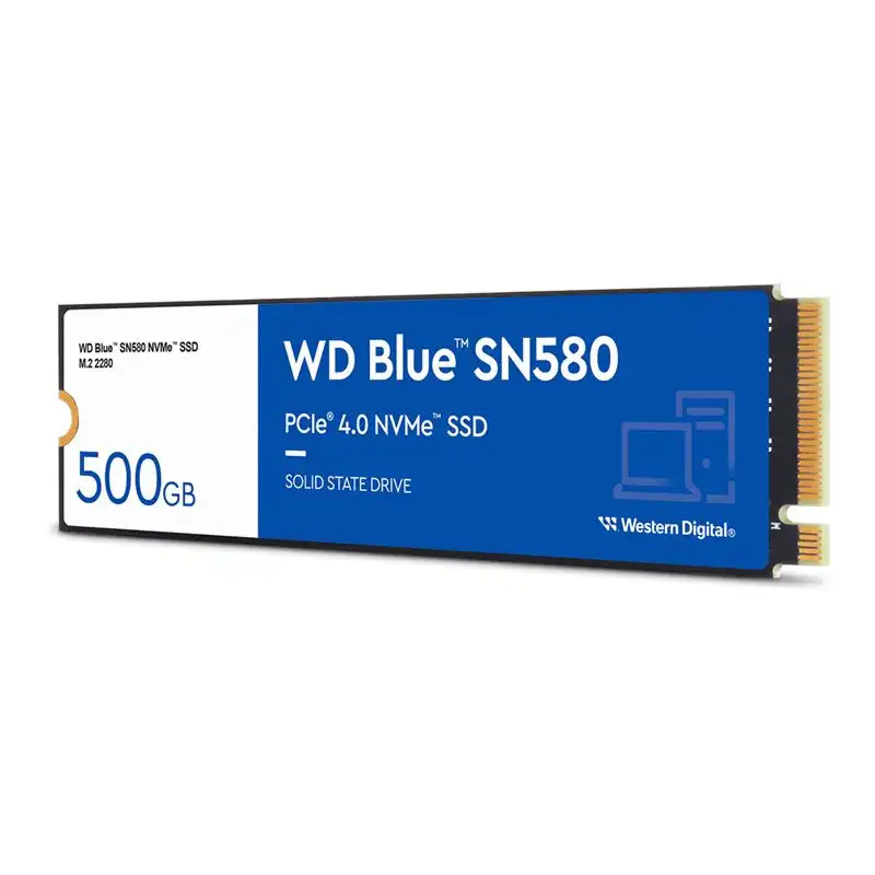 WD Blue SN580 - SSD - 500 Go - interne - M.2 2280 - PCIe 4.0 x4 (NVMe) (WDS500G3B0E)_1
