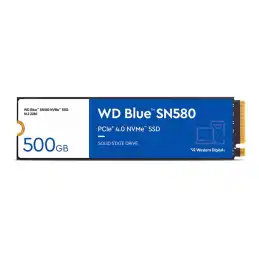 WD Blue SN580 - SSD - 500 Go - interne - M.2 2280 - PCIe 4.0 x4 (NVMe) (WDS500G3B0E)_3