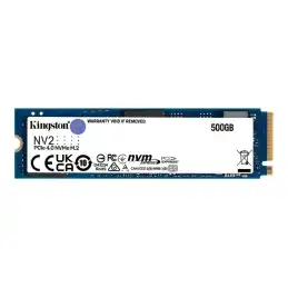 Kingston NV2 - SSD - 500 Go - interne - M.2 2280 - PCIe 4.0 x4 (NVMe) - pour Intel Next Unit of Computin... (SNV2S/500G)_1