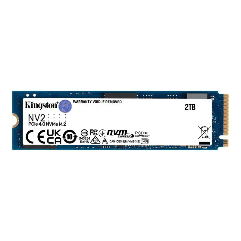 Kingston NV2 - SSD - 2 To - interne - M.2 2280 - PCIe 4.0 x4 (NVMe) - pour Intel Next Unit of Computing... (SNV2S/2000G)_1