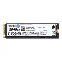 Kingston KC3000 - SSD - 2048 Go - interne - M.2 2280 - PCIe 4.0 (NVMe) - pour Intel Next Unit of Com... (SKC3000D/2048G)_3