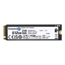 Kingston KC3000 - SSD - 512 Go - interne - M.2 2280 - PCIe 4.0 (NVMe) - pour Intel Next Unit of Compu... (SKC3000S/512G)_4