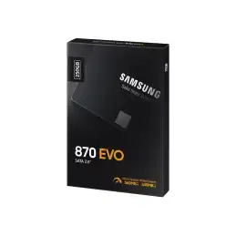 Samsung 870 EVO MZ-77E250B - SSD - chiffré - 250 Go - interne - 2.5" - SATA 6Gb - s - mémoire tampon ... (MZ-77E250B/EU)_7