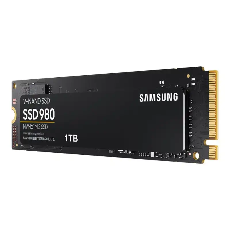 Samsung 980 - SSD - chiffré - 1 To - interne - M.2 2280 - PCIe 3.0 x4 (NVMe) - AES 256 bits - TCG Opal ... (MZ-V8V1T0BW)_1