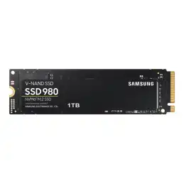 Samsung 980 - SSD - chiffré - 1 To - interne - M.2 2280 - PCIe 3.0 x4 (NVMe) - AES 256 bits - TCG Opal ... (MZ-V8V1T0BW)_2