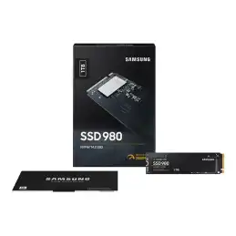 Samsung 980 - SSD - chiffré - 1 To - interne - M.2 2280 - PCIe 3.0 x4 (NVMe) - AES 256 bits - TCG Opal ... (MZ-V8V1T0BW)_7