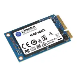 Kingston KC600 - SSD - chiffré - 256 Go - interne - mSATA - SATA 6Gb - s - AES 256 bits - Self-Encryp... (SKC600MS/256G)_2