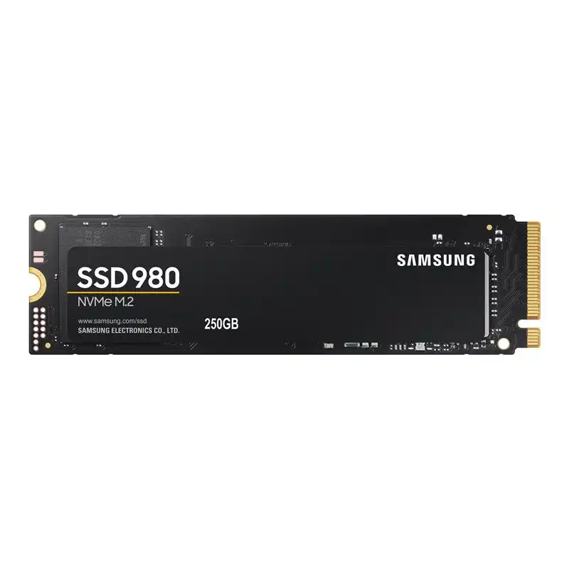 Samsung 980 - SSD - chiffré - 250 Go - interne - M.2 2280 - PCIe 3.0 x4 (NVMe) - AES 256 bits - TCG Opa... (MZ-V8V250BW)_1