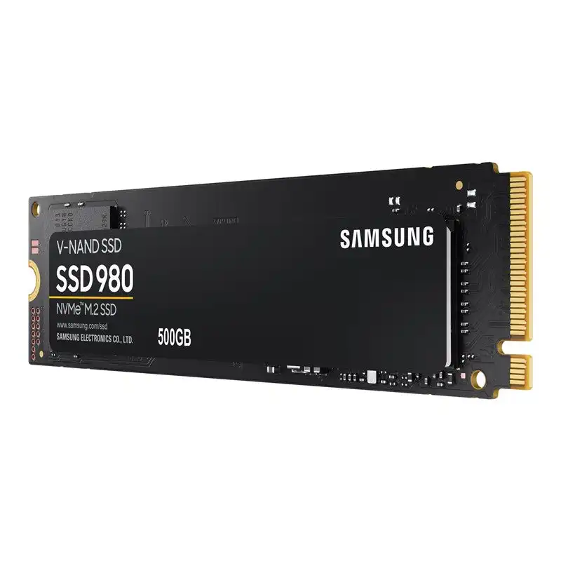 Samsung 980 - SSD - chiffré - 500 Go - interne - M.2 2280 - PCIe 3.0 x4 (NVMe) - AES 256 bits - TCG Opa... (MZ-V8V500BW)_1