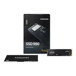 Samsung 980 - SSD - chiffré - 500 Go - interne - M.2 2280 - PCIe 3.0 x4 (NVMe) - AES 256 bits - TCG Opa... (MZ-V8V500BW)_7