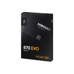 Samsung 870 EVO MZ-77E1T0B - SSD - chiffré - 1 To - interne - 2.5" - SATA 6Gb - s - mémoire tampon : ... (MZ-77E1T0B/EU)_6