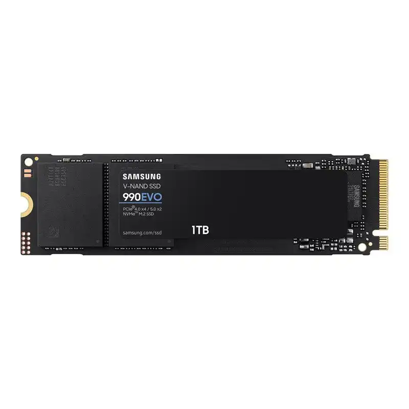 Samsung 990 EVO - SSD - chiffré - 1 To - interne - M.2 2280 - PCIe 5.0 x2 (NVMe) - AES 256 bits - TCG O... (MZ-V9E1T0BW)_1