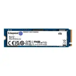 Kingston NV2 - SSD - 4 To - interne - M.2 2280 - PCIe 4.0 x4 (NVMe) - pour Intel Next Unit of Computing... (SNV2S/4000G)_1