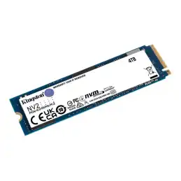 Kingston NV2 - SSD - 4 To - interne - M.2 2280 - PCIe 4.0 x4 (NVMe) - pour Intel Next Unit of Computing... (SNV2S/4000G)_2