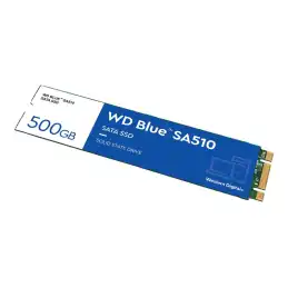WD Blue SA510 - SSD - 500 Go - interne - M.2 2280 - SATA 6Gb - s - bleu (WDS500G3B0B)_1